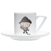 Da Oid Sinzer Grundfiguren Espressotasse mit Untersetzer Sonntagshorn Front